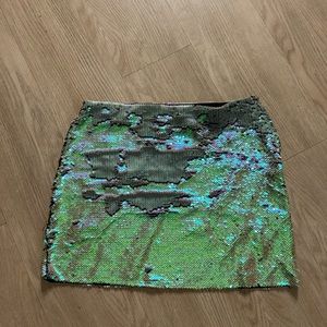 Zara Sequin Mini Skirt
